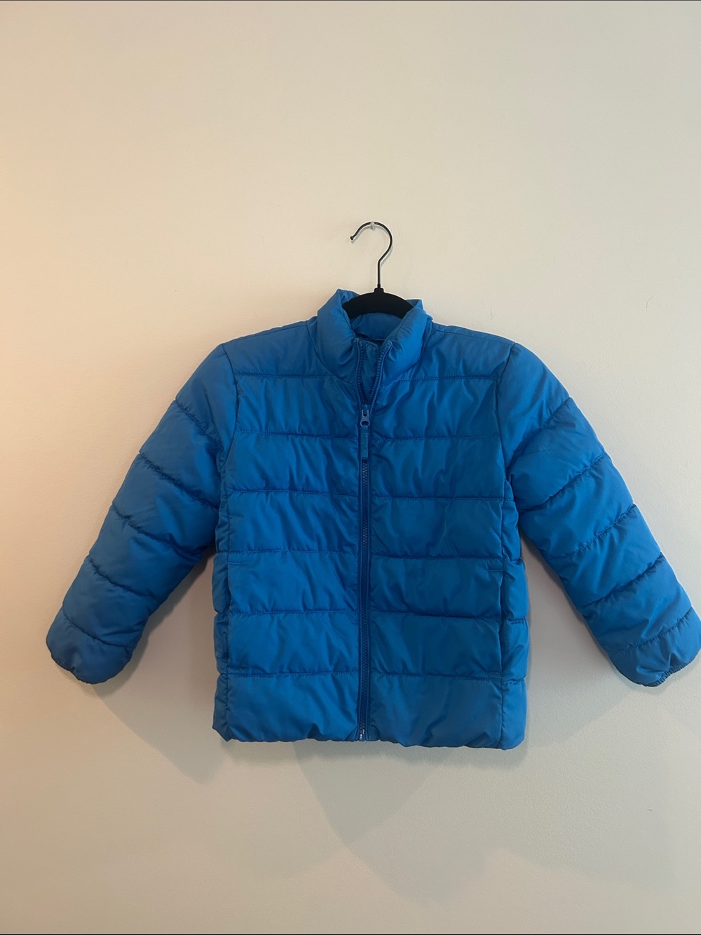 The Children's Place Bright Blue Quilted Puffer Jacket- Size 7/8